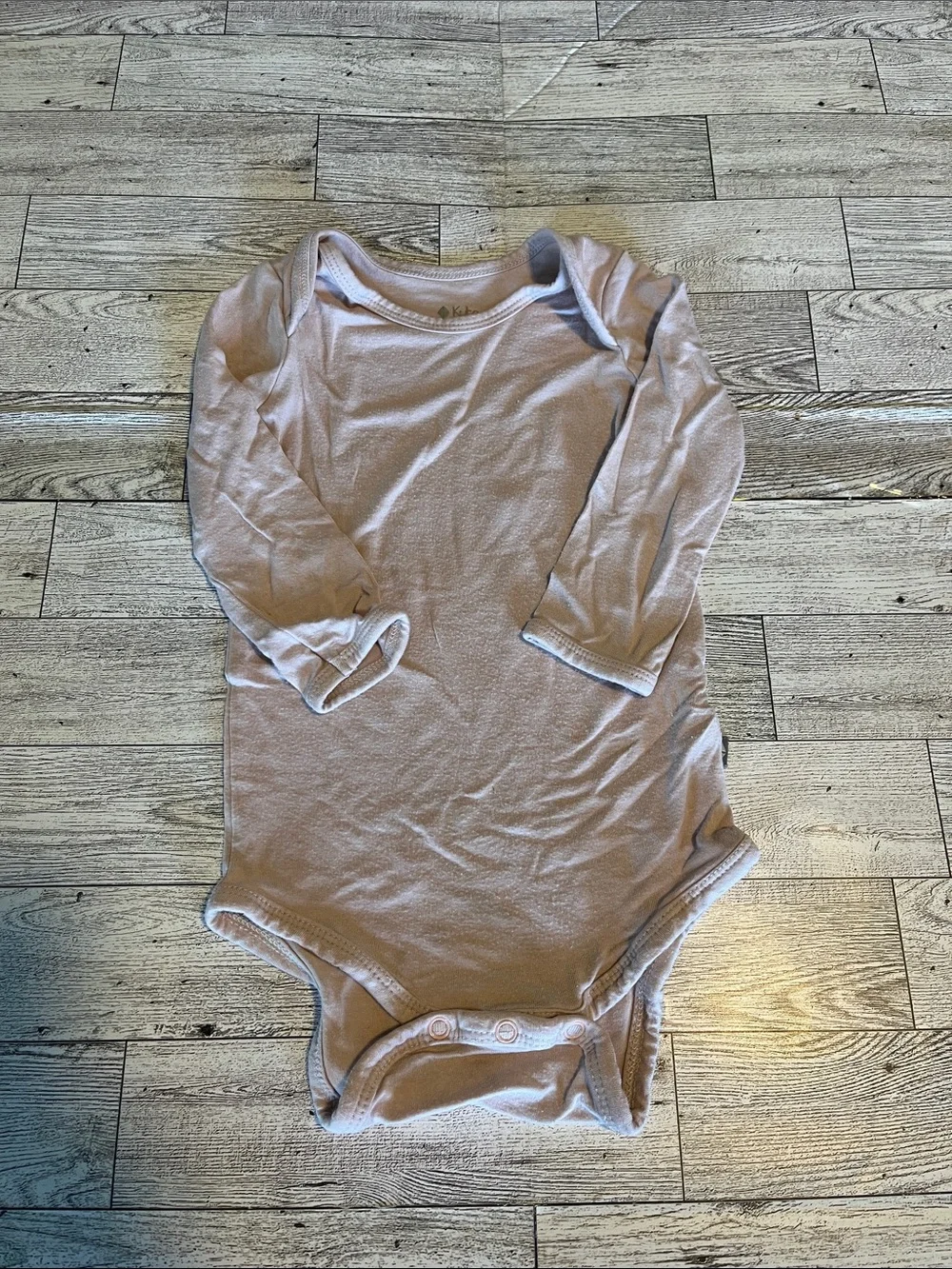 Kyte Baby Bamboo Long Sleeve Baby Bodysuit Size 6-12 Months